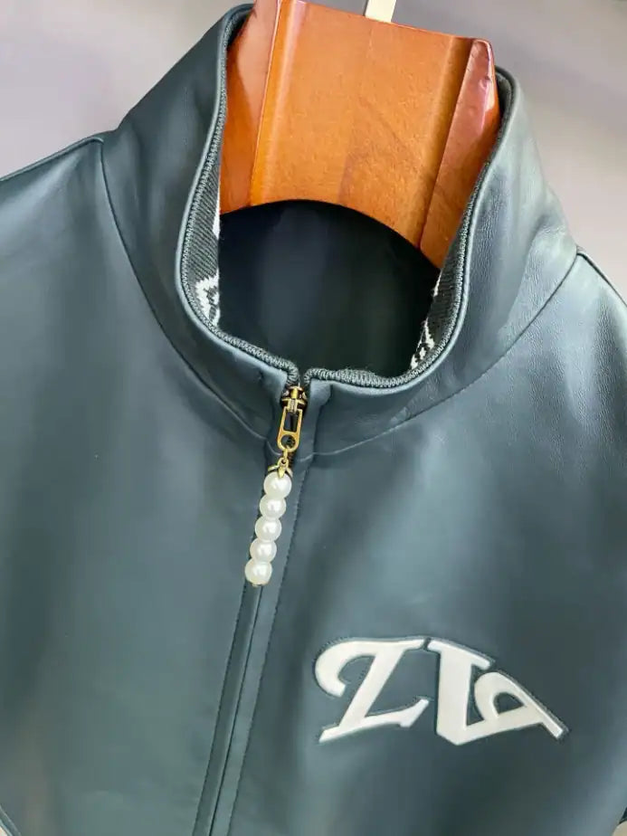 Louis Vuitton Graphic Leather Mix Tracktop – LVC79