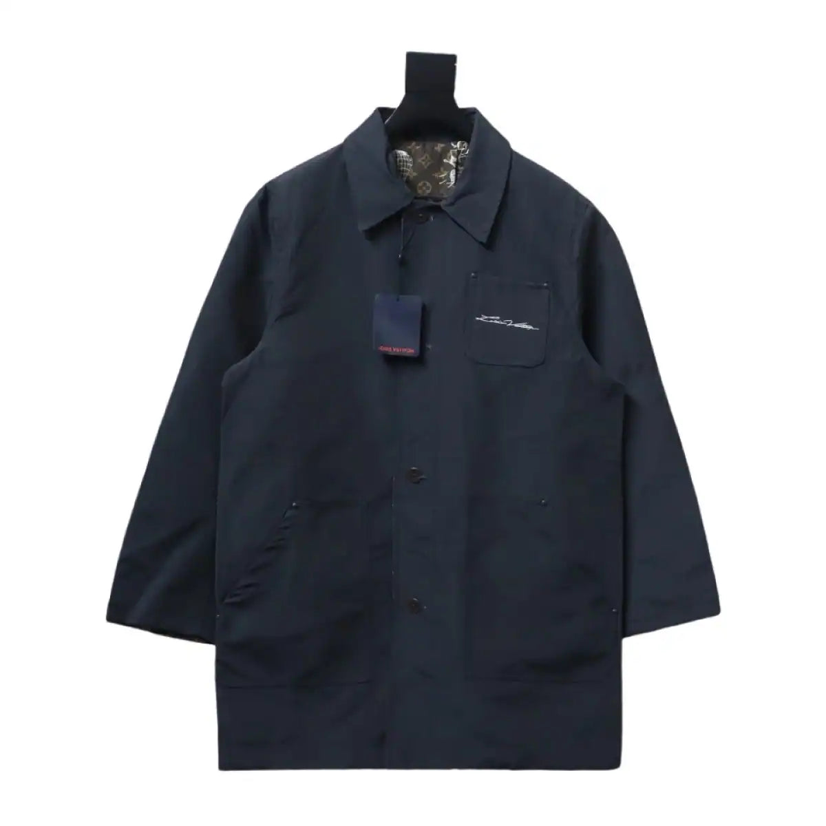 Louis Vuitton LV Jacket 23FW Reversible Mid-Length Black – LVC94