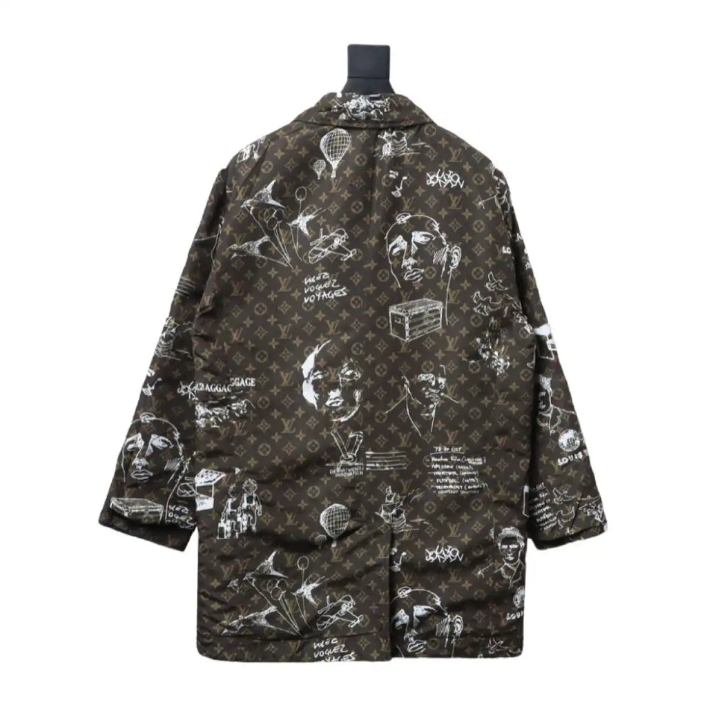 Louis Vuitton LV Jacket 23FW Reversible Mid-Length Black – LVC94