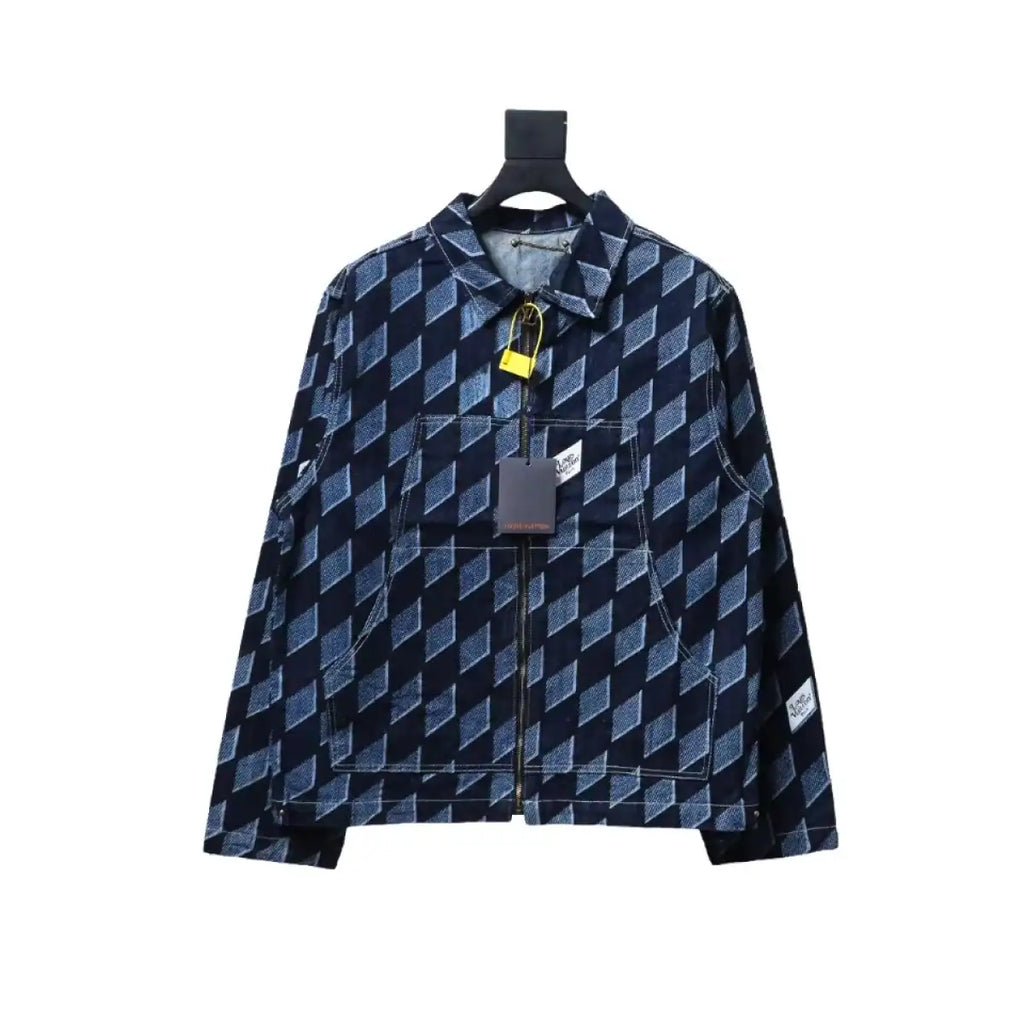 Louis Vuitton LV Jacket Diamond Print Denim – LVC86