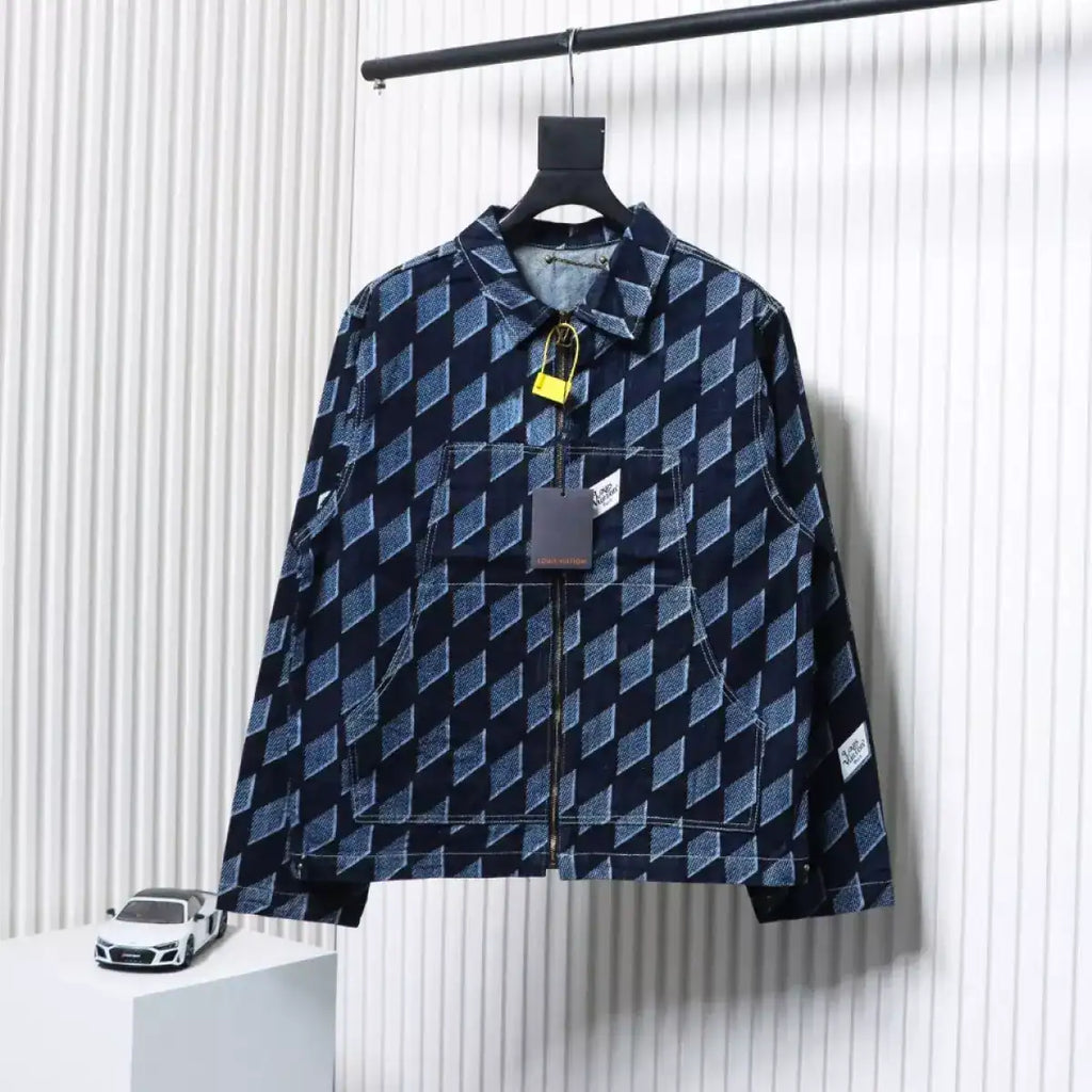 Louis Vuitton LV Jacket Diamond Print Denim – LVC86