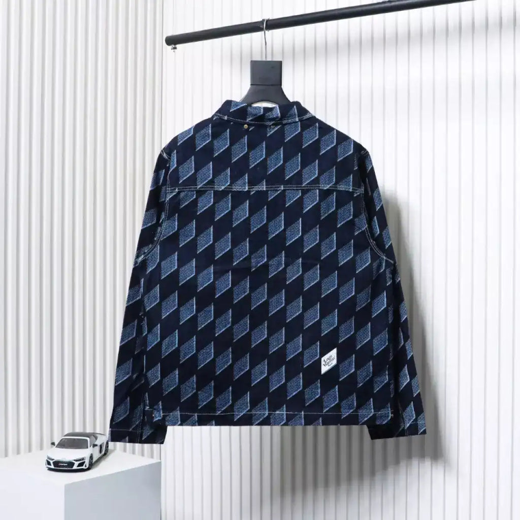 Louis Vuitton LV Jacket Diamond Print Denim – LVC86