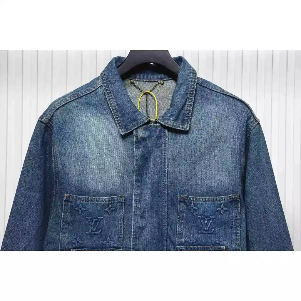 Louis Vuitton LV Jacket Embossed Denim – LVC87