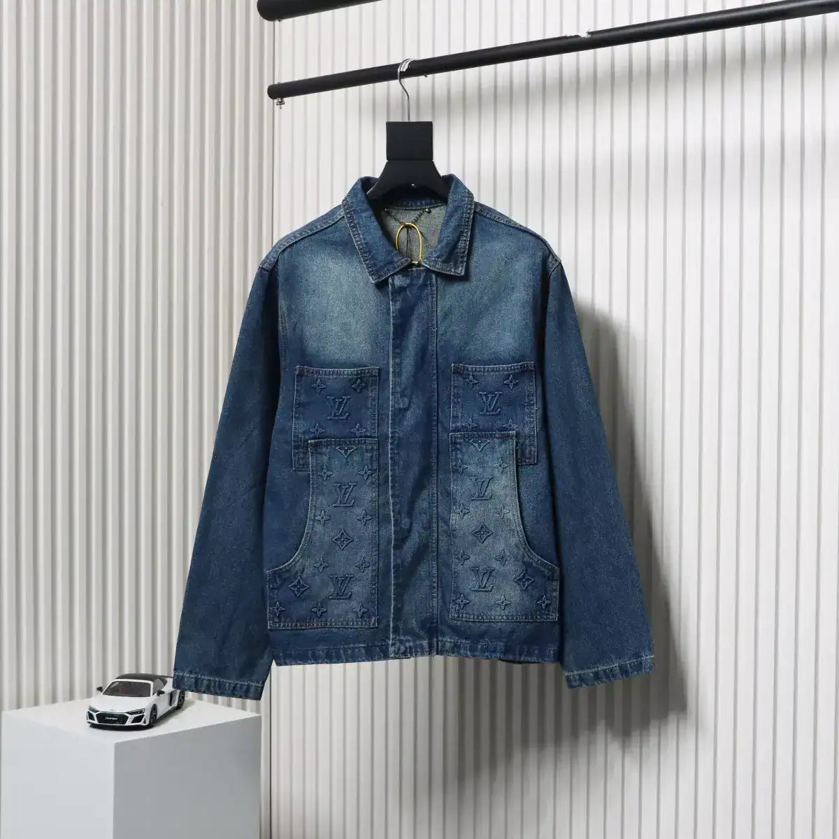Louis Vuitton LV Jacket Embossed Denim – LVC87