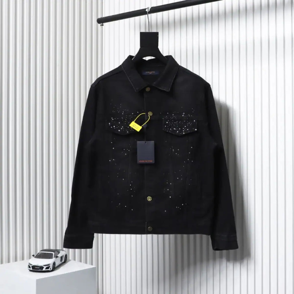 Louis Vuitton LV Jacket Gypsophila Hot Diamond Embroidered Denim – LVC88