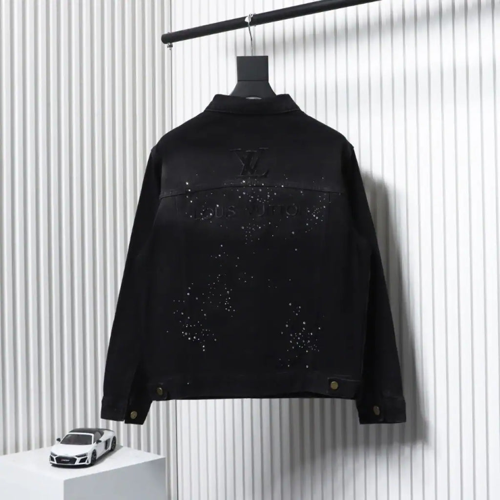 Louis Vuitton LV Jacket Gypsophila Hot Diamond Embroidered Denim – LVC88