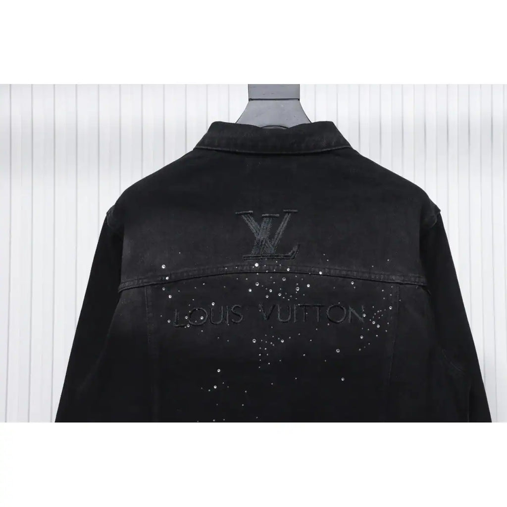 Louis Vuitton LV Jacket Gypsophila Hot Diamond Embroidered Denim – LVC88