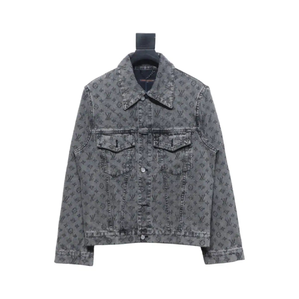 Louis Vuitton LV Jacket Monogram Jacquard Denim Grey – LVC85