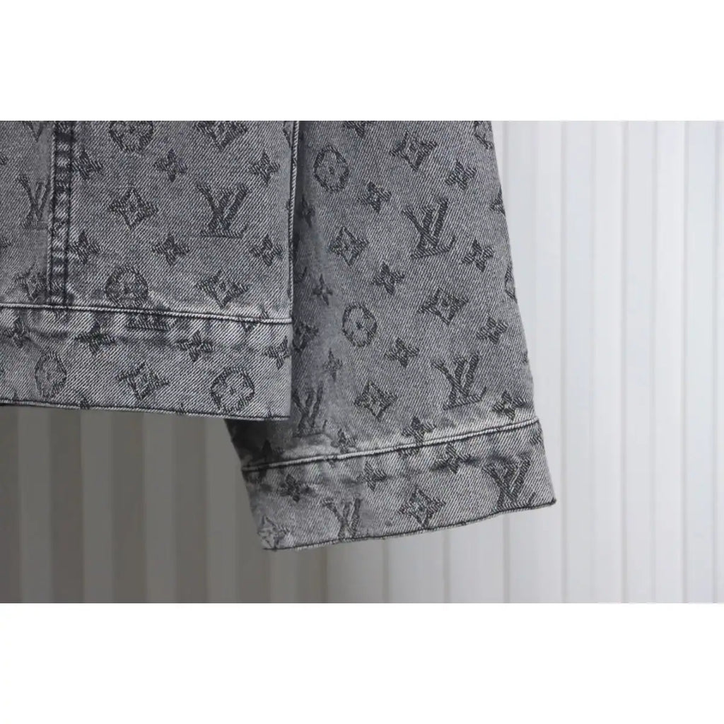 Louis Vuitton LV Jacket Monogram Jacquard Denim Grey – LVC85