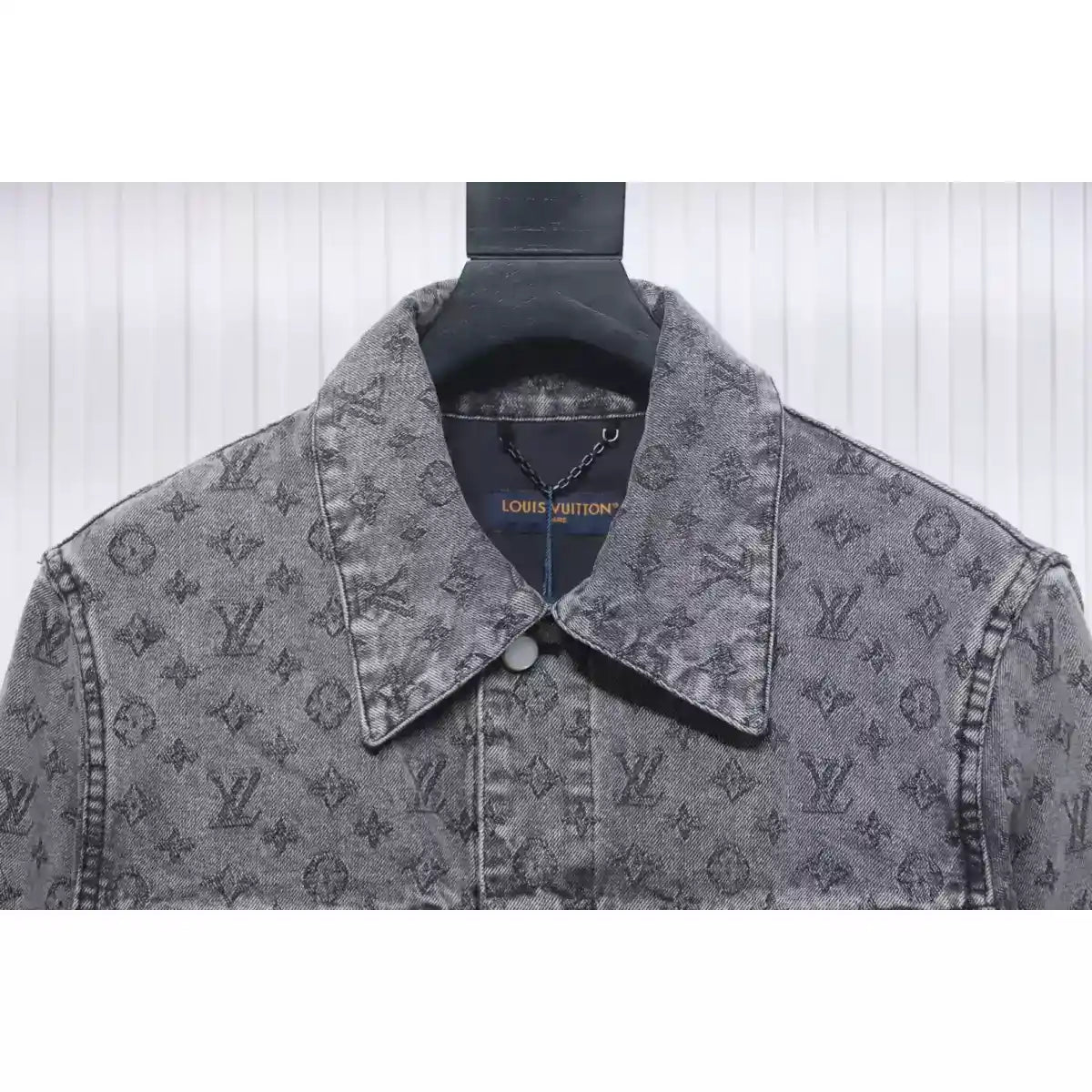 Louis Vuitton LV Jacket Monogram Jacquard Denim Grey – LVC85