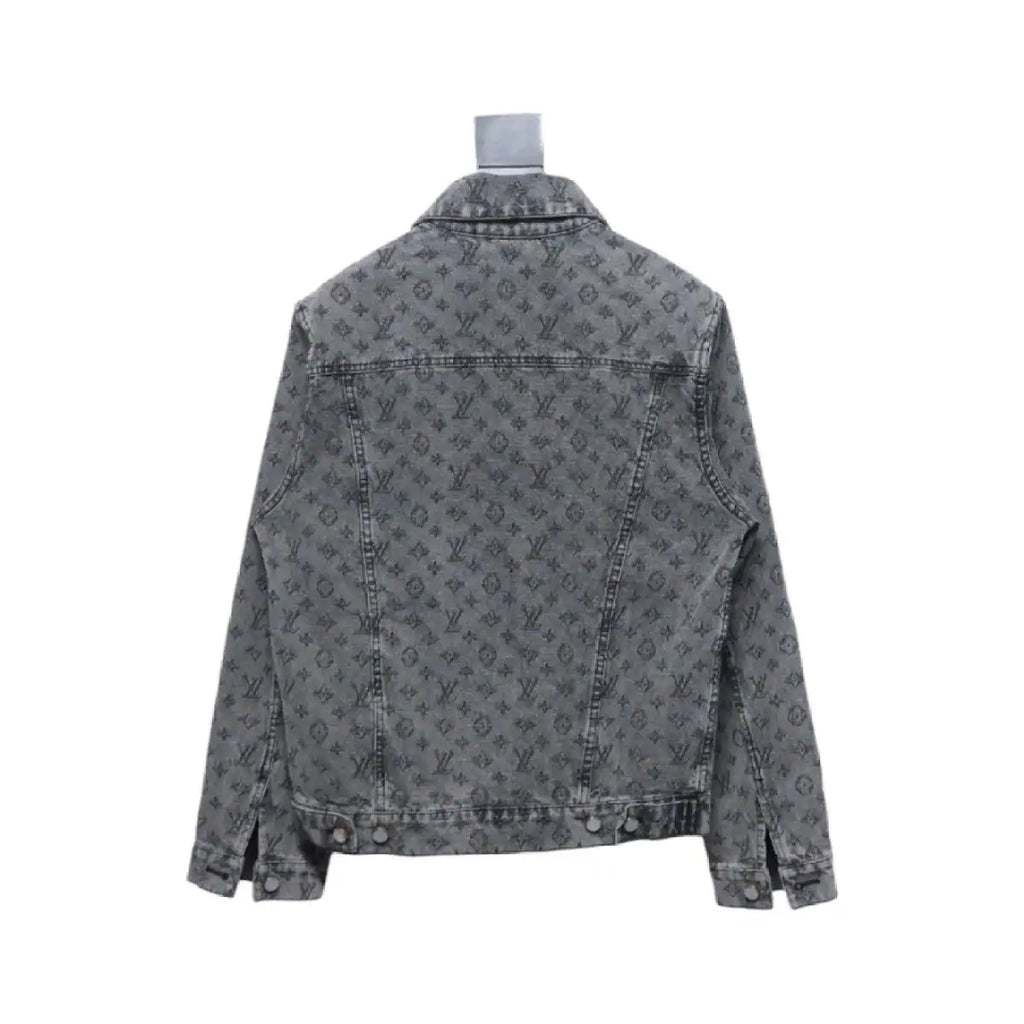 Louis Vuitton LV Jacket Monogram Jacquard Denim Grey – LVC85