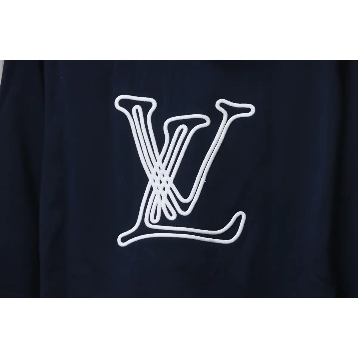 Louis Vuitton LV Nautical Collection Double Rope Embroidered Hoodie Dark Blue – LH115