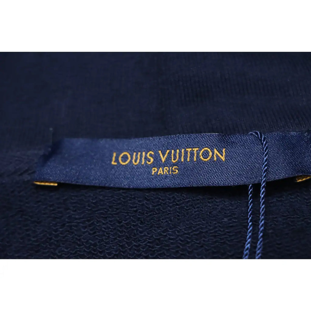 Louis Vuitton LV Nautical Collection Double Rope Embroidered Hoodie Dark Blue – LH115