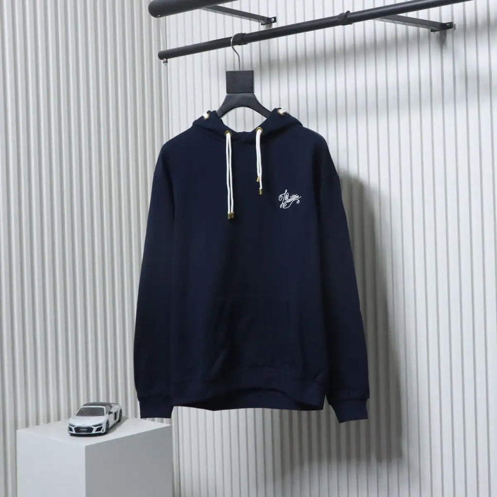 Louis Vuitton LV Nautical Collection Double Rope Embroidered Hoodie Dark Blue – LH115