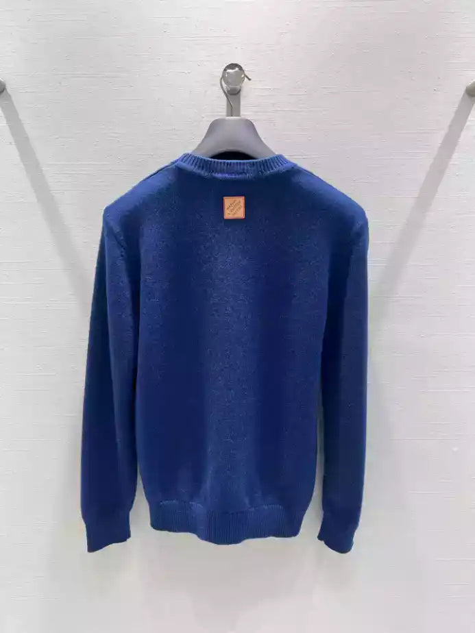 Louis Vuitton Long-Sleeved Intarsia Pullover – LH107