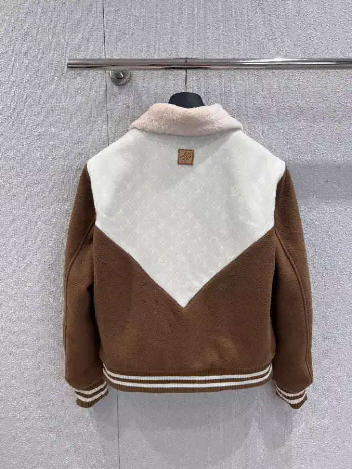 Louis Vuitton Monogram Blouson With Shearling Collar – LVC62