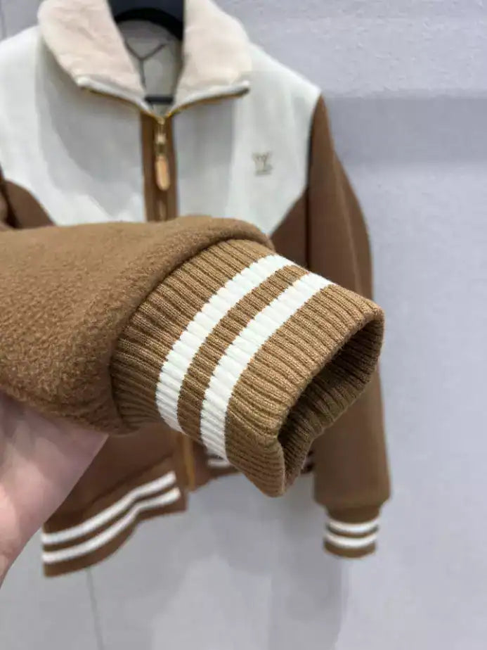 Louis Vuitton Monogram Blouson With Shearling Collar – LVC62