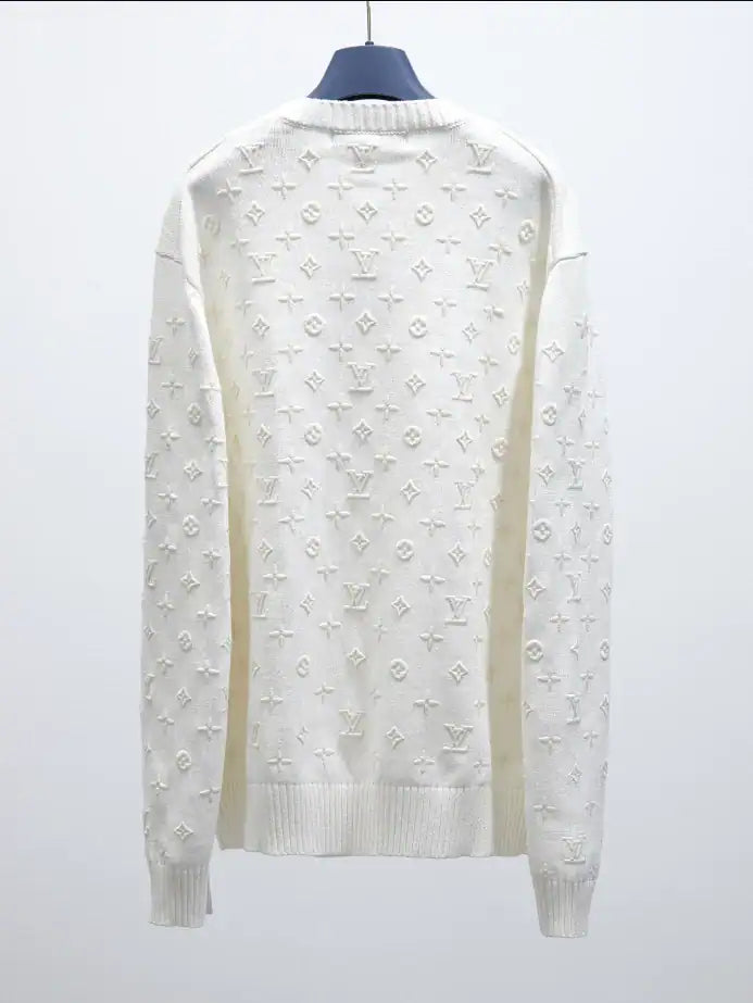 Louis Vuitton Monogram Cashmere Pullover – LH097