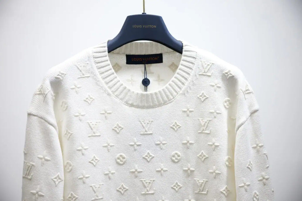Louis Vuitton Monogram Cashmere Pullover – LH097