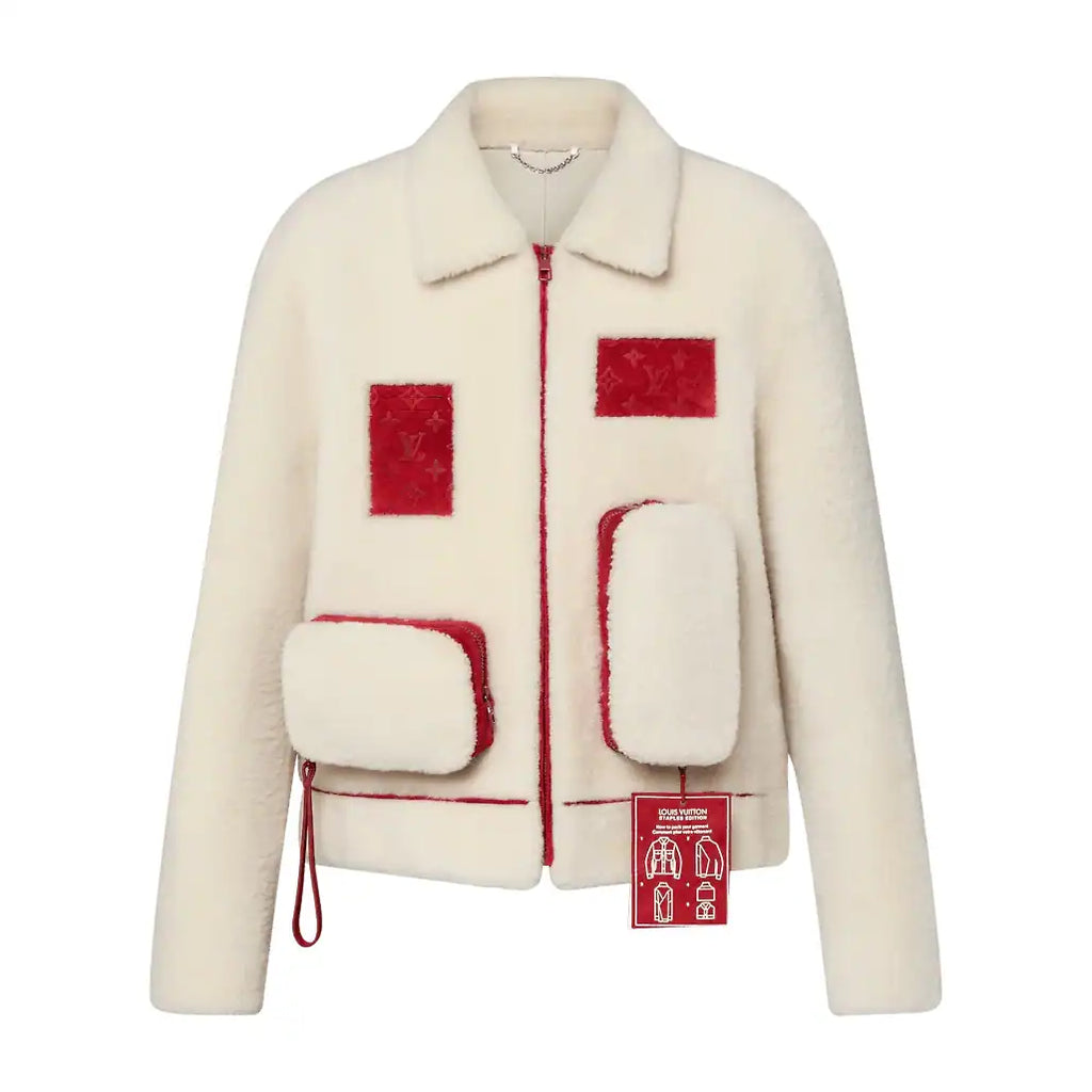 Louis Vuitton Multipocket Shearling Jacket – LVC83