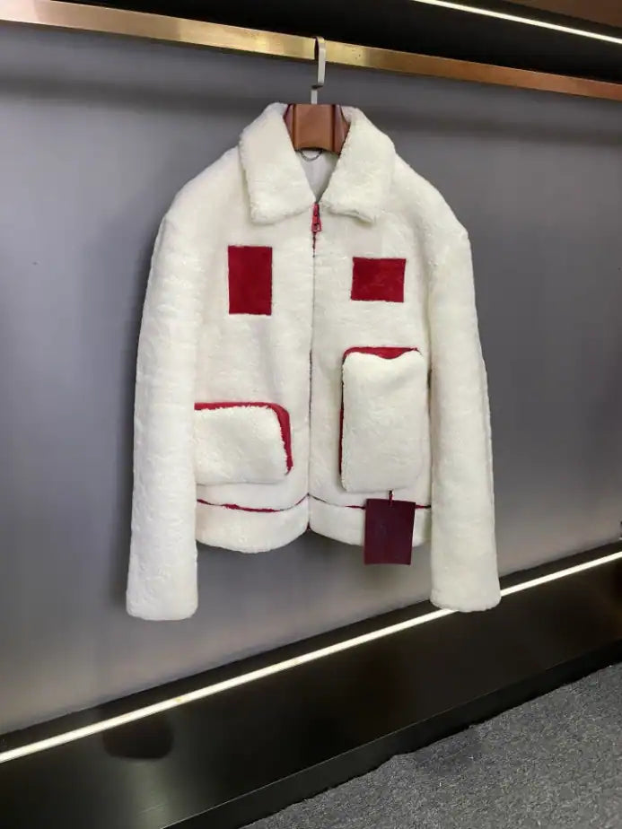 Louis Vuitton Multipocket Shearling Jacket – LVC83