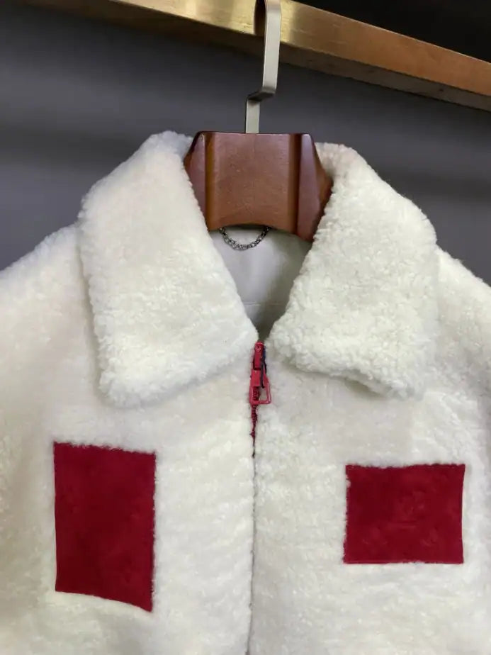 Louis Vuitton Multipocket Shearling Jacket – LVC83