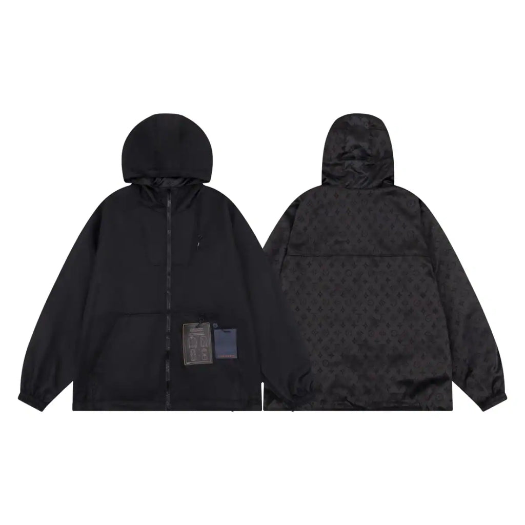 Louis Vuitton Reversible Monogram Windbreaker Dark Grey – LVC92