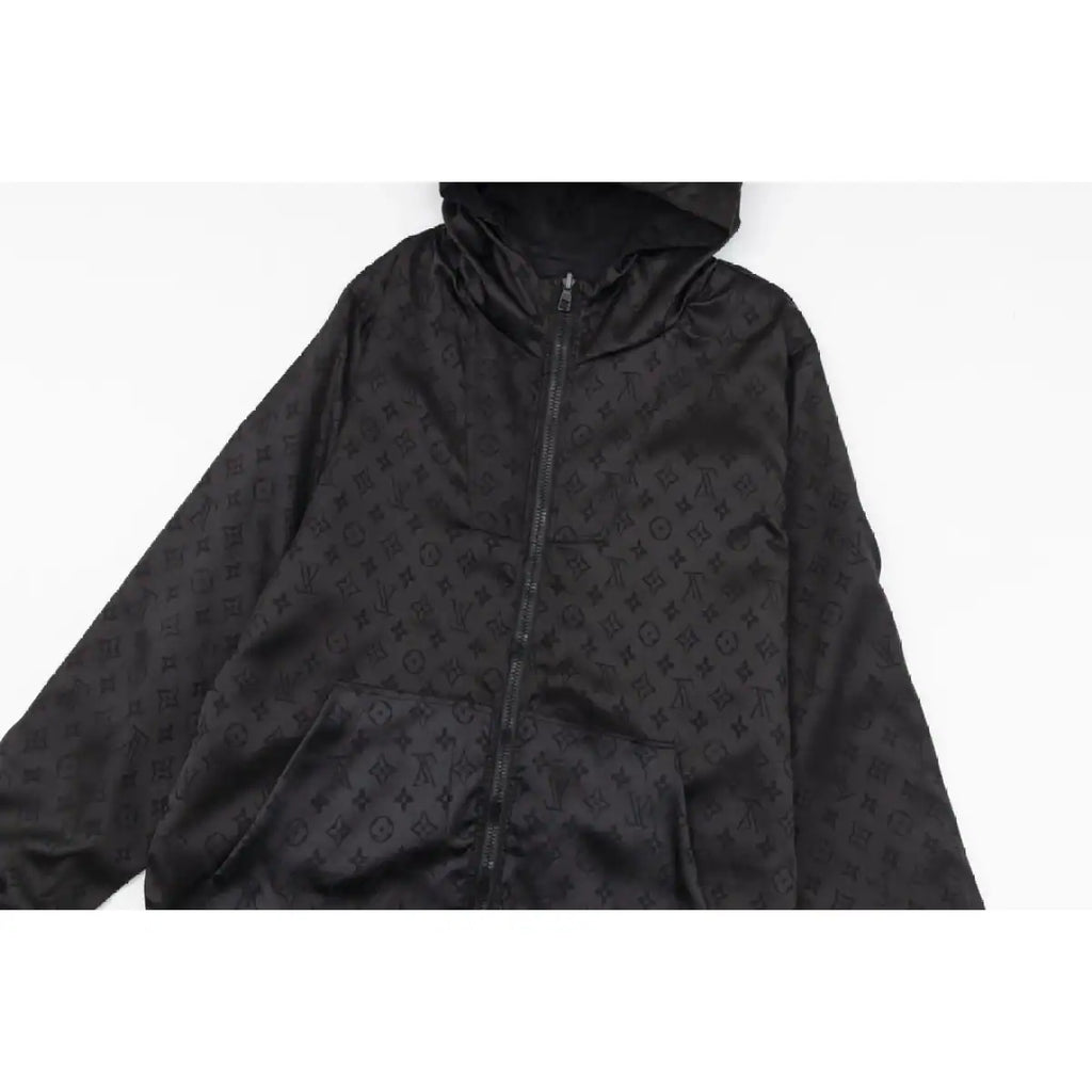 Louis Vuitton Reversible Monogram Windbreaker Dark Grey – LVC92