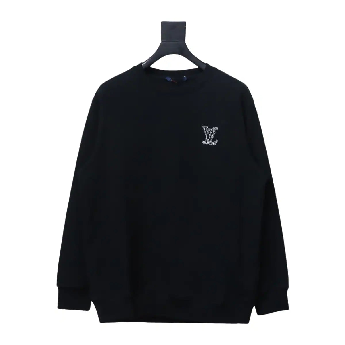 Louis Vuitton Sweatshirt 24Fw Embroidered LOGO Crew Neck Black – LH112