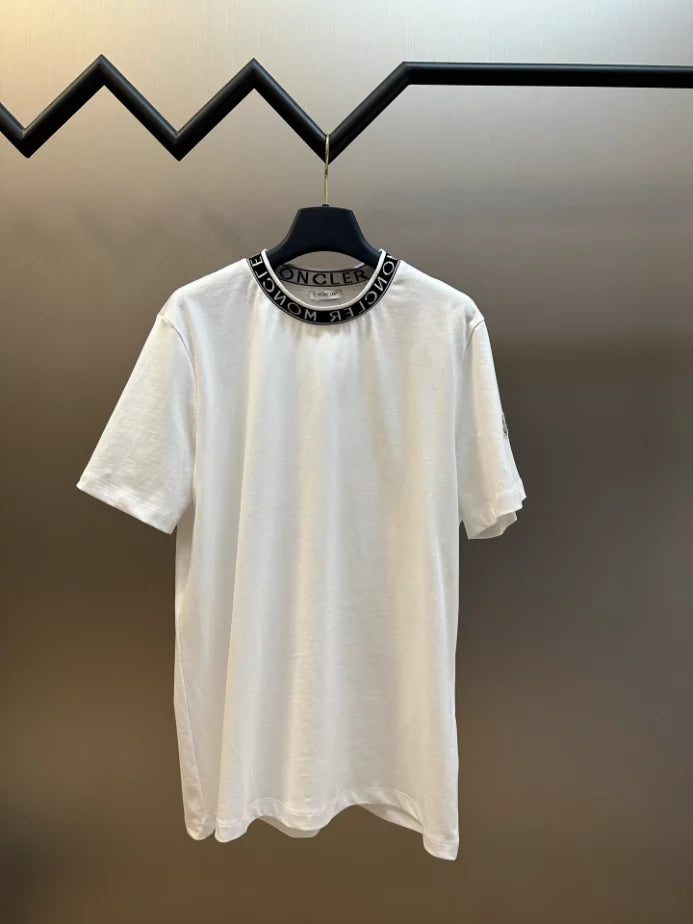 MONCLER LOGO-TRIMMED COTTON T-SHIRT – MCT025