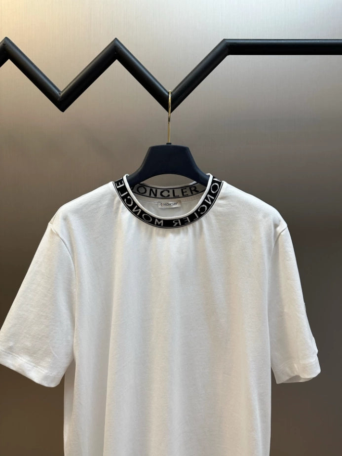MONCLER LOGO-TRIMMED COTTON T-SHIRT – MCT025