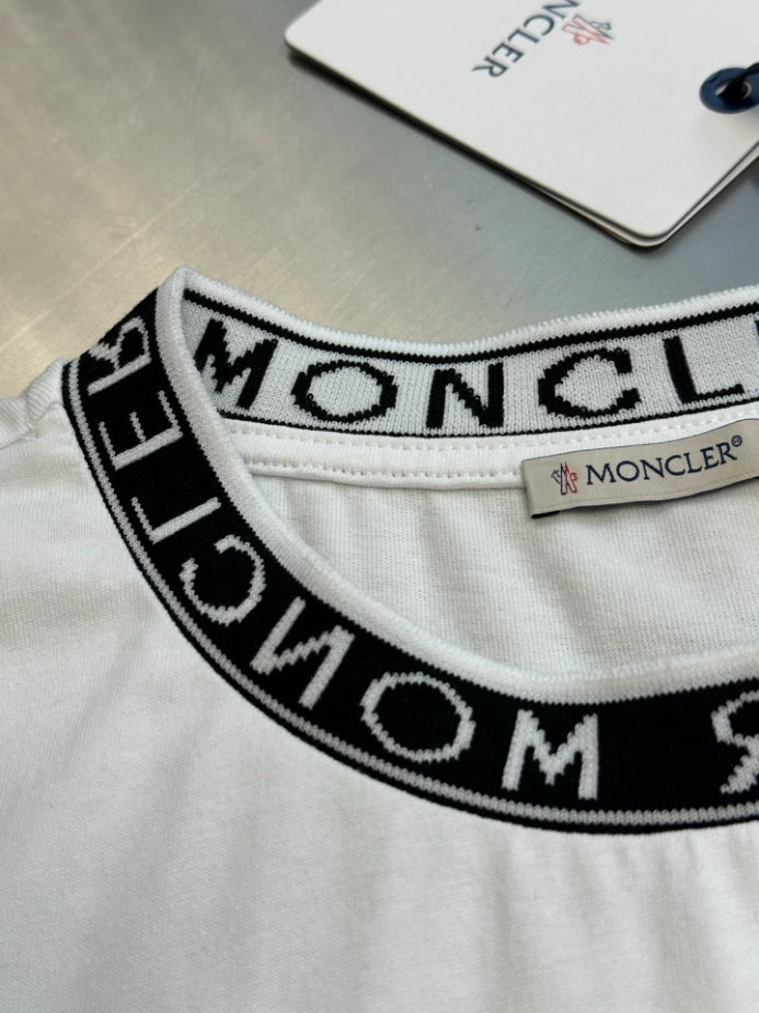 MONCLER LOGO-TRIMMED COTTON T-SHIRT – MCT025