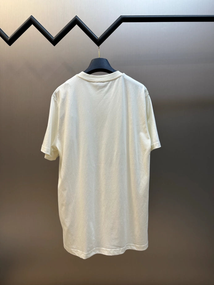 MONCLER WHITE SAFARI WARDROBE PRINT COTTON T-SHIRT – MCT024