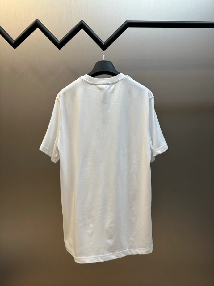 MONCLER WHITE SPACE MONDUCK COTTON T-SHIRT – MCT026