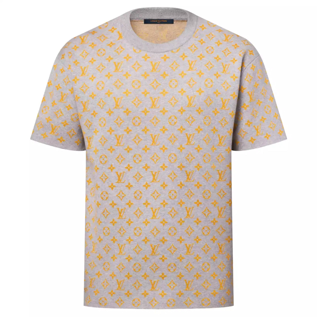MONOGRAM SHORT-SLEEVED CREWNECK MONOGRAM JACQUARD – LVTS103