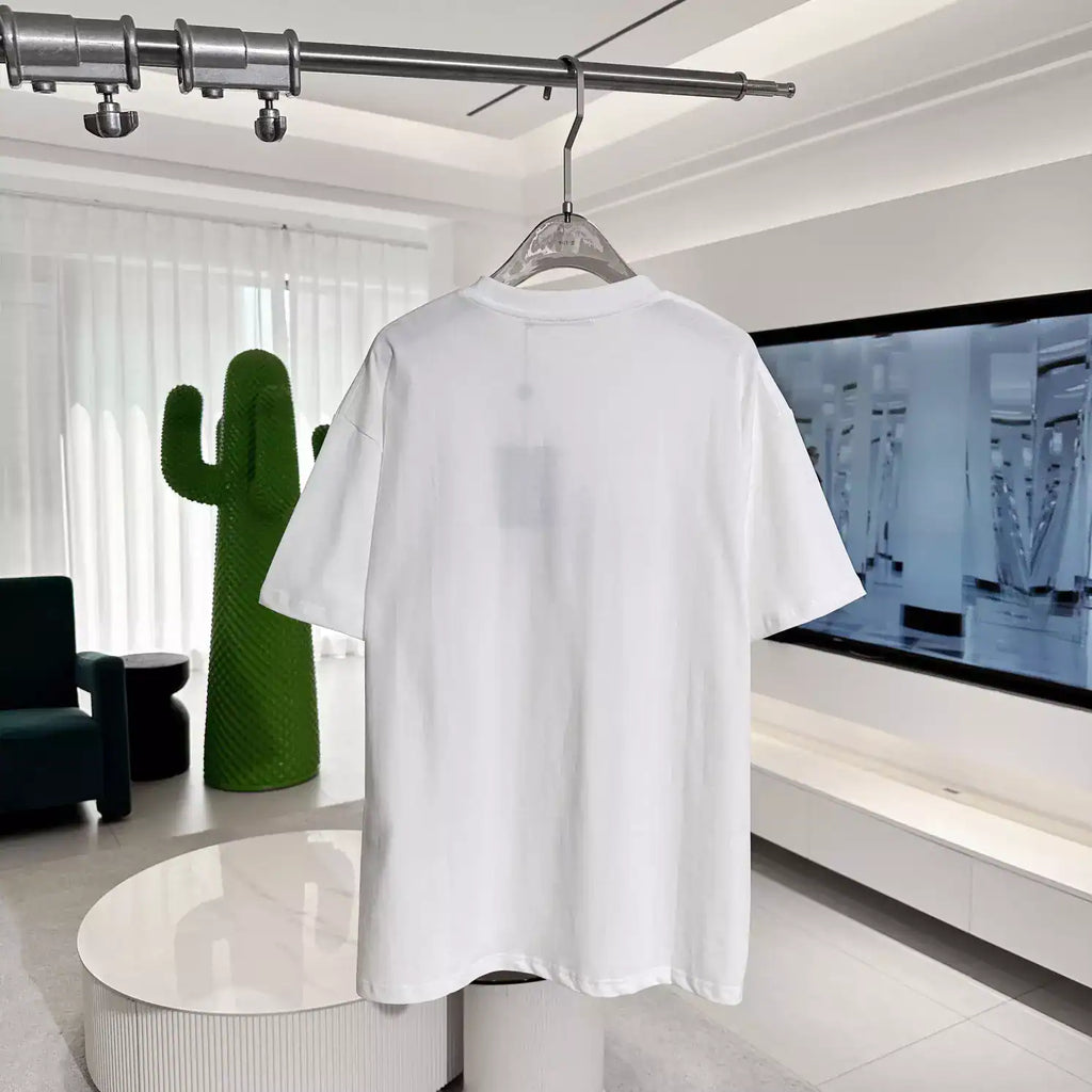 MULTICOLOR MONOGRAM T-SHIRT IN WHITE – LVTS126