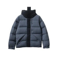 Moncler Black and Gray Madeira Hooded Short Down Jacket – MC169