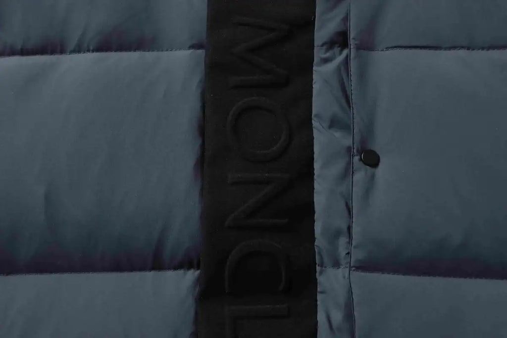 Moncler Black and Gray Madeira Hooded Short Down Jacket – MC169