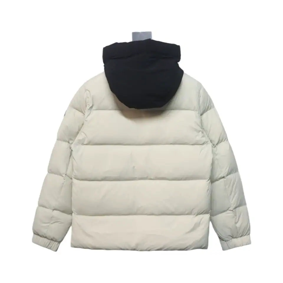 Moncler Black and White Madeira Hooded Short Down Jacket – MC186