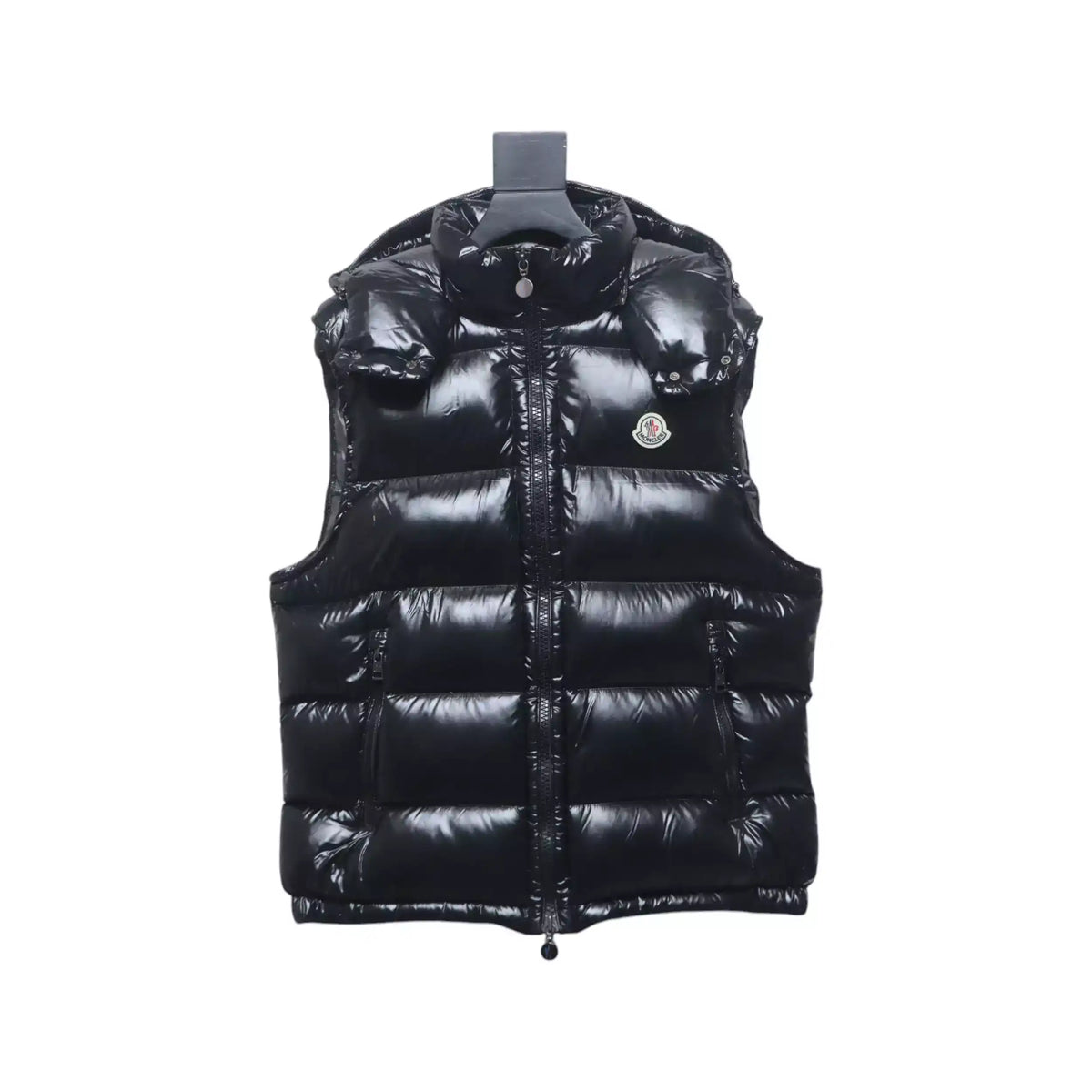 Moncler Bormes Hooded Down Vest Black – MC177