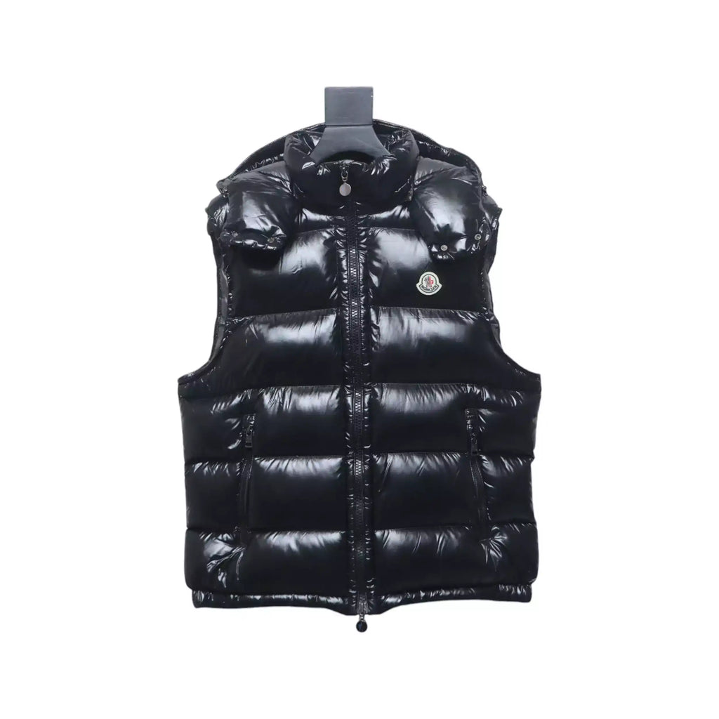 Moncler Bormes Hooded Down Vest Black – MC177