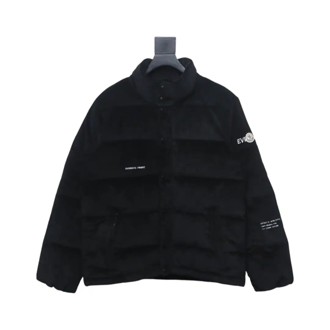 Moncler FRGMT Hiroshi Fujiwara Collaboration Corduroy Down Jacket Black – MC165