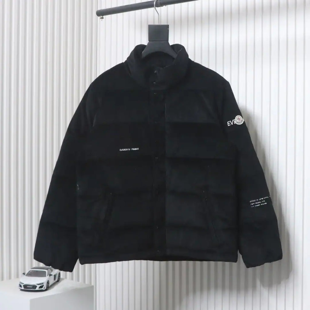 Moncler FRGMT Hiroshi Fujiwara Collaboration Corduroy Down Jacket Black – MC165