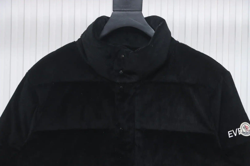Moncler FRGMT Hiroshi Fujiwara Collaboration Corduroy Down Jacket Black – MC165