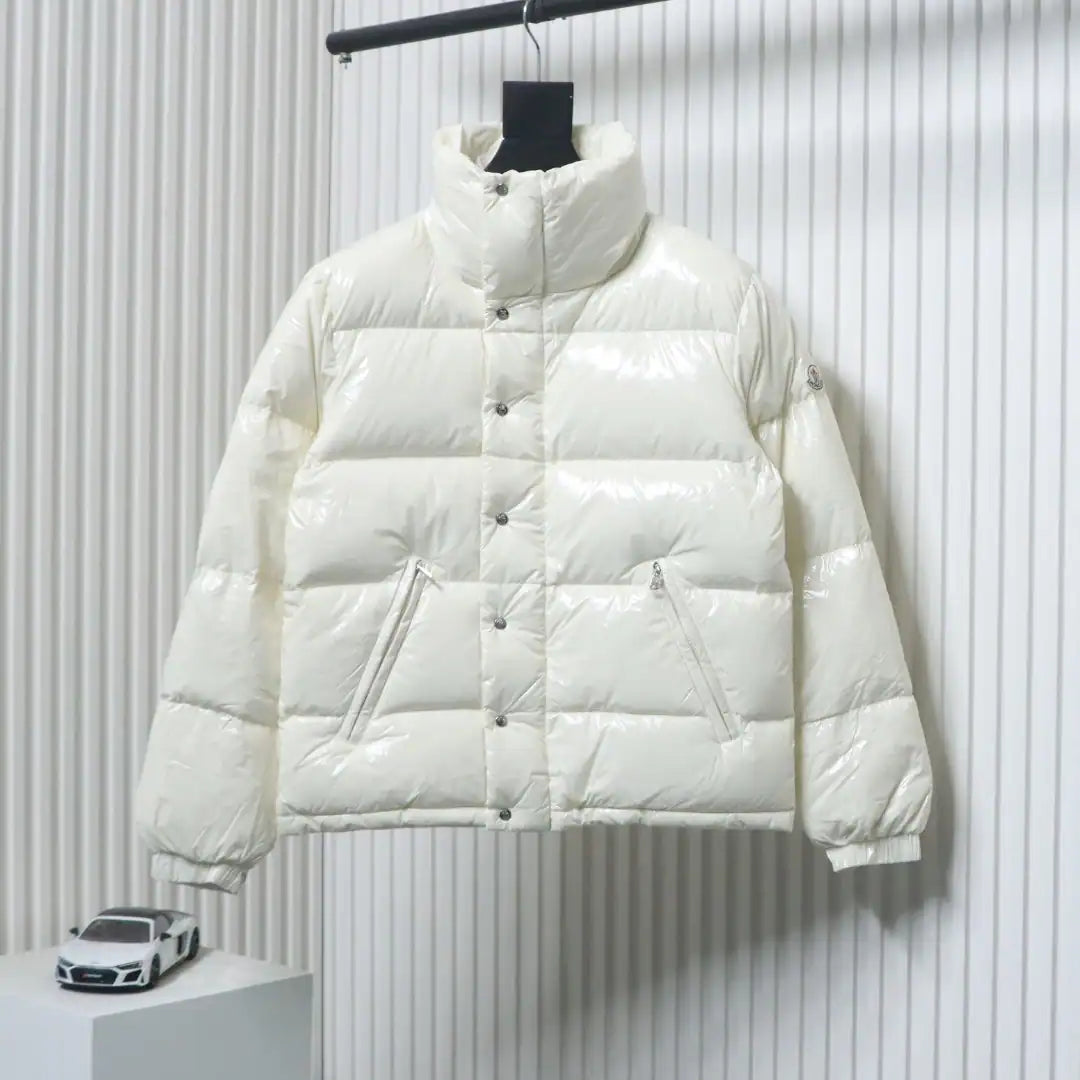 Moncler Glossy Down Jacket White – MC185