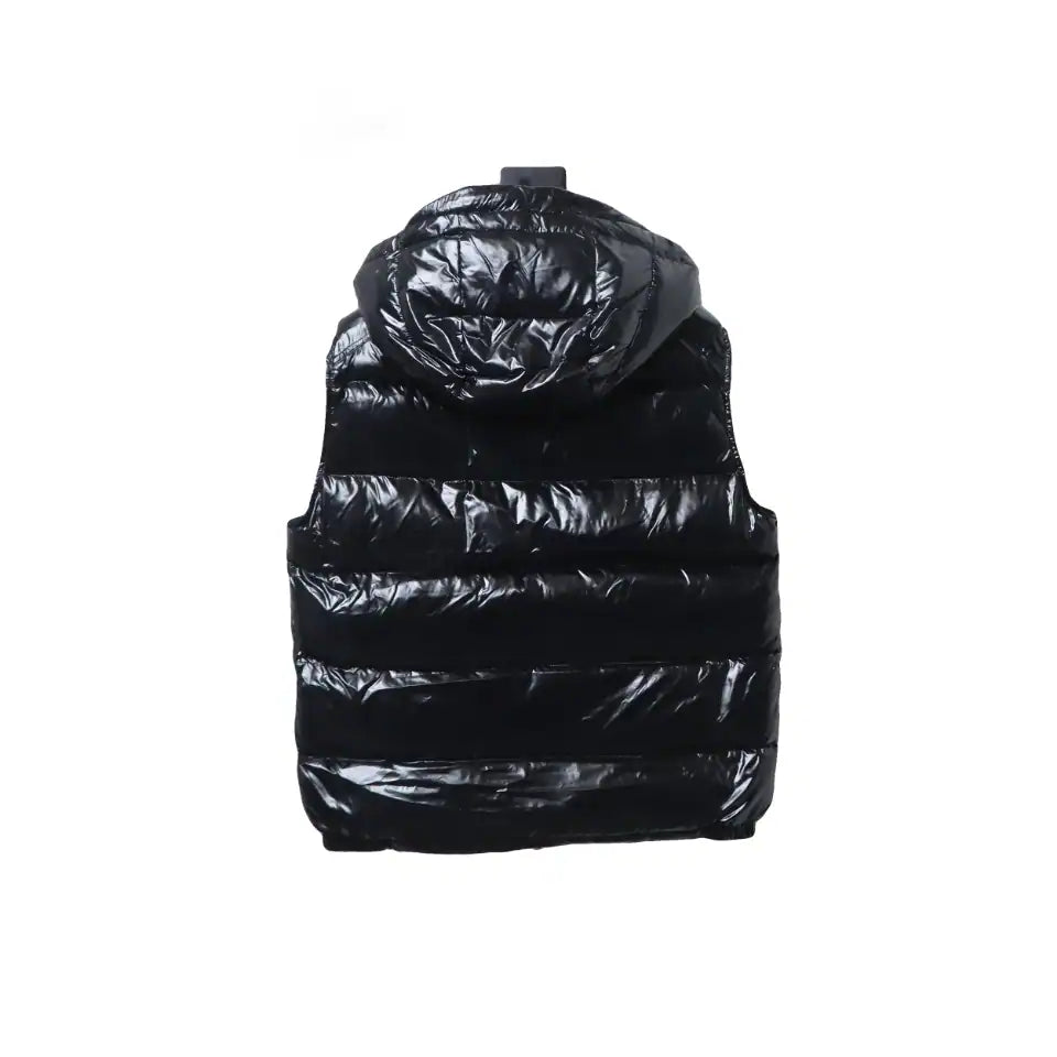 Moncler Maya Hooded Down Vest Black – MC179