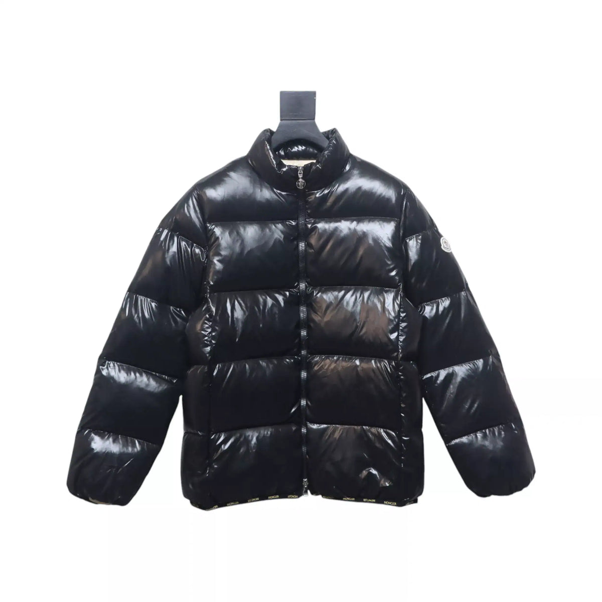 Moncler Maya Lacquered Down Jacket Black – MC156