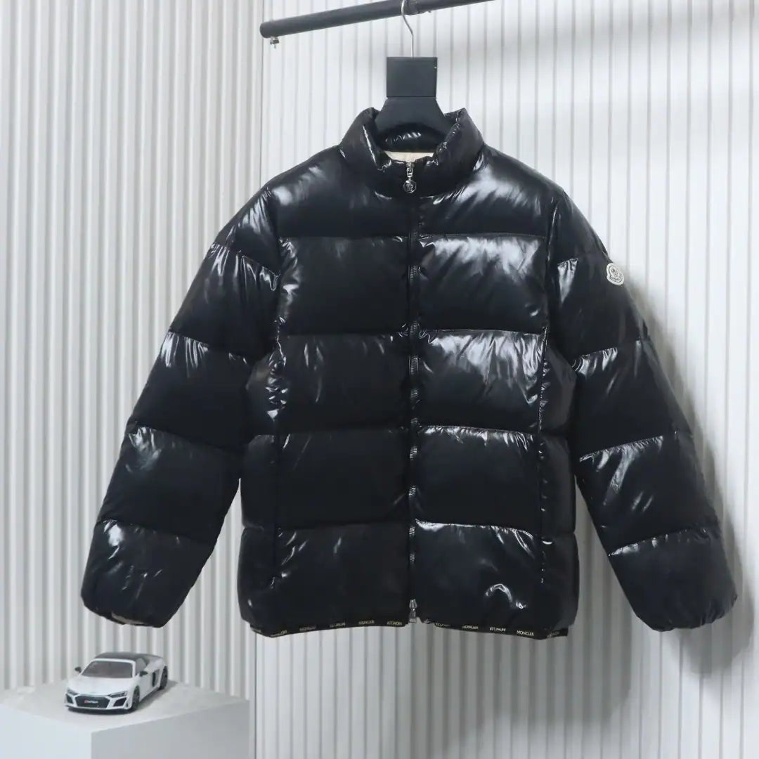 Moncler Maya Lacquered Down Jacket Black – MC156