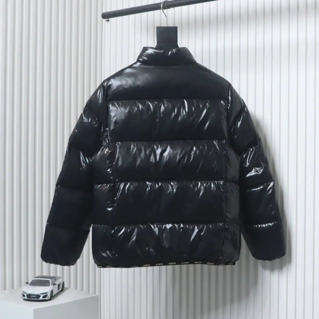 Moncler Maya Lacquered Down Jacket Black – MC156