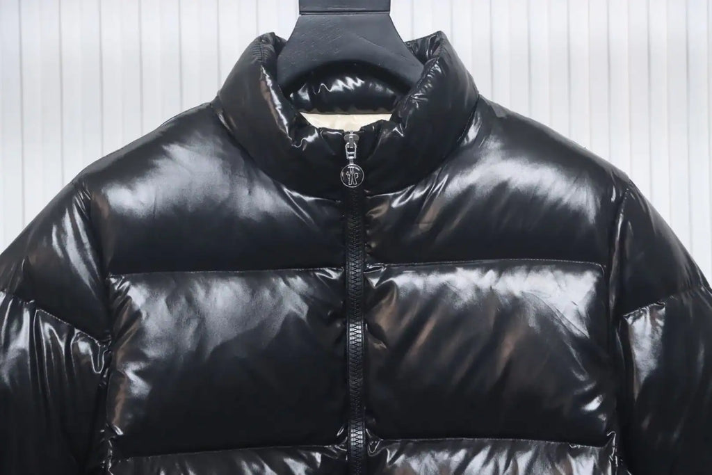 Moncler Maya Lacquered Down Jacket Black – MC156